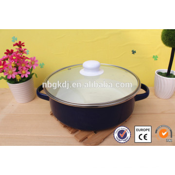 colorful enamel clay cooking chamber seafood pots